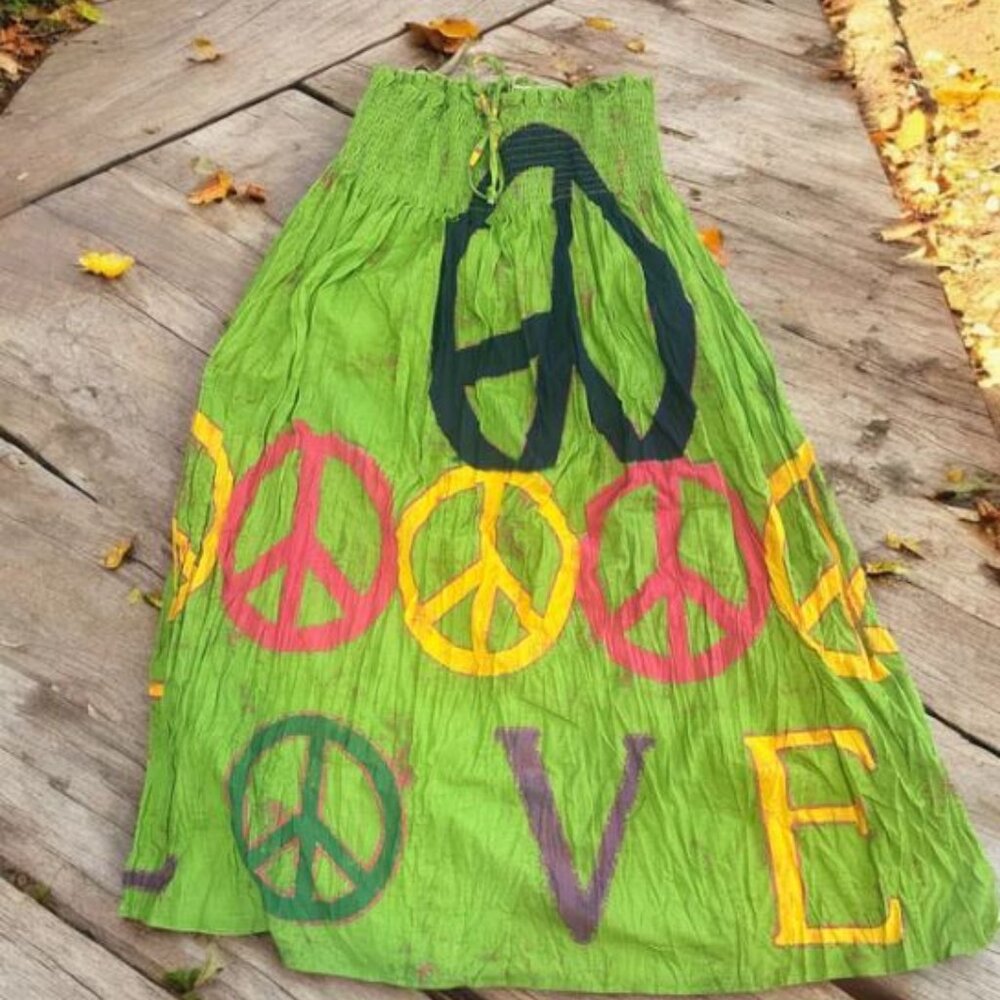 NWT A Rare Bird Peace Out Dress or Skirt - Picture 3 of 3